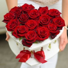 Small Heart of Roses in Tubes
